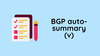 BGP Auto-Summary (V)