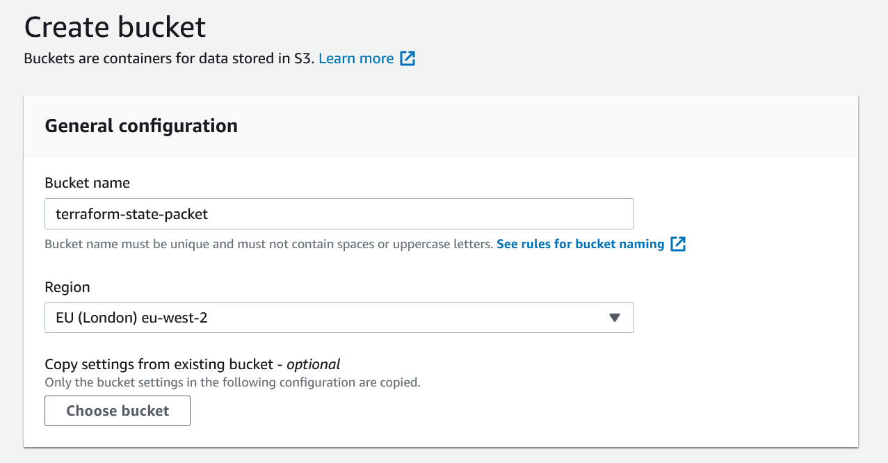 Terraform Remote Backend Example